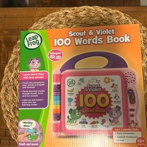 Leap Frog| Scout & Violet book. New in box.